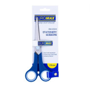 Ножиці 17,5см BuroMax ВМ.4504 - сині