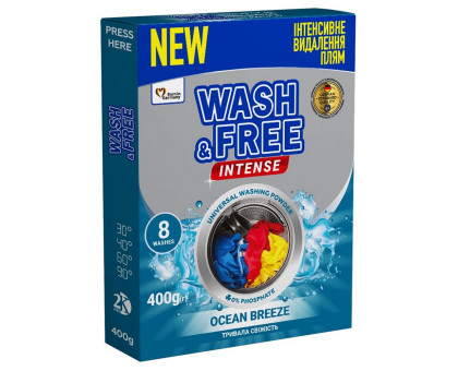 яяя Пральний порошок 400гр Wash&Free