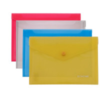 Папка на кнопці В5 Economix Е31302 - асорті