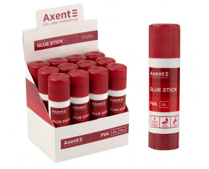 Клей-олівець 25гр Axent 7103-А