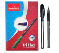 Ручка кулькова Tri Flex Radius - чорна