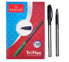 Ручка кулькова Tri Flex Radius - чорна