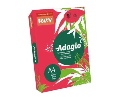 Папір кольоровий А4 80 INT Rey 22 (500арк) - червоний