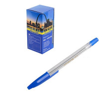 Ручка кулькова BuroMax (Корвіна) ВМ.8117-01 - синя