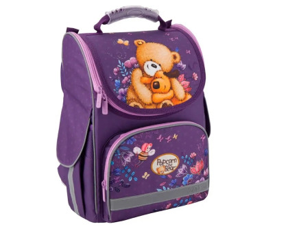 Рюкзак шкільний каркасний KITE Education Popcorn the Bear PO19-501S