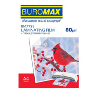 Плівка для ламінації А-4 80мк 100шт BuroMax ВМ.7723