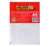 Файл глянець 30мк А4+ 100шт - Helper