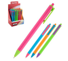 Ручка масляна авт. Reporter Color АВ1069-02-А - синя