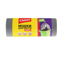 Кульки мусорні 120л Chisto strong - 10шт