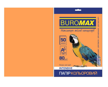 Папір кольоровий А4 80 INT Mix BuroMax 5кол - 20арк