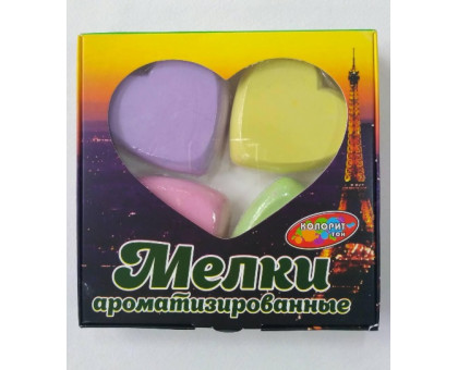 Крейда кольорова 4шт Сердечко Колорит - МЗ-4