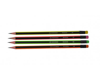 Олівець граф з гумкою BuroMax НВ BM.8508