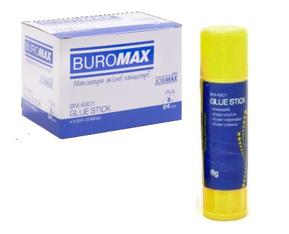 Клей-олівець 8гр Buromax ВМ.4901