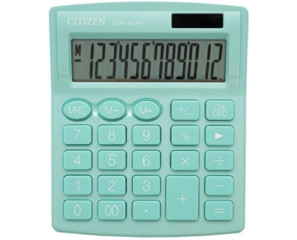 Калькулятор CITIZEN SDC-812NR-GN - бірюзовий