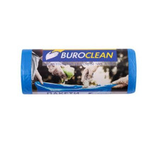 Пакети для сміття  35л/30 шт, 500х600мм, сині, 8мкм, ПНТ (HDPE), BUROCLEAN EuroStandart