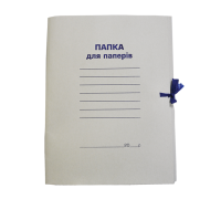 Папка картонна А4 на зав'язках 0,41мм ВМ3357