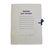 Папка картонна А4 на зав'язках 0,41мм ВМ3357