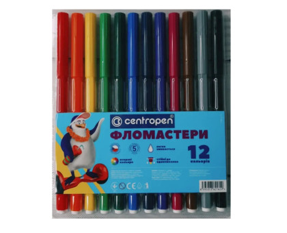 Фломастери 12кол Centropen 779012ТП