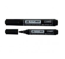 Маркер перманентний 8703 BuroMax 2-4мм - чорний
