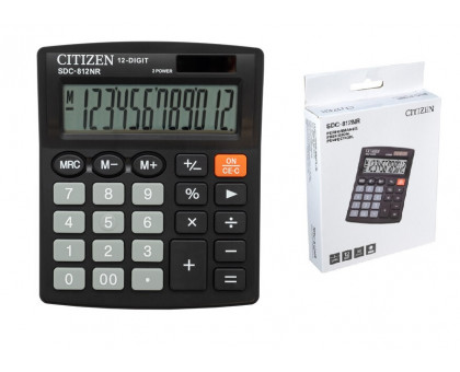 Калькулятор CITIZEN SDC-812NR - чорний