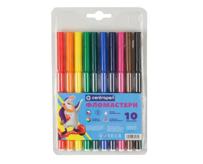Фломастери 10кол Centropen 779010ТП