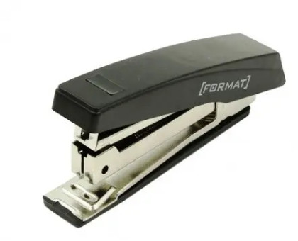 Степлер №10 до 15арк Format пластиковий F47201 - чорний