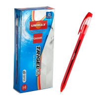 Ручка гелева Trigel UX-130-06 - червона