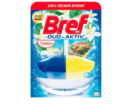Блок з очисним засобом для унітазу Bref Duo