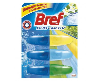 Блок з очисним засобом для унітазу Bref Duo - запаска 3шт