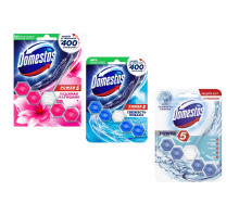 Блок з очисним засобом для унітазу Domestos - асорті