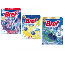 Блок з очисним засобом для унітазу Bref 1шт - асорті