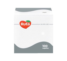 Серветки 24*24 білі Ruta - 100шт
