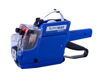 Етикет-пістолет дворядковий вертикальний BuroMax ВМ.4311