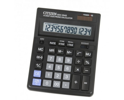 Калькулятор CITIZEN SDC-554S - чорний