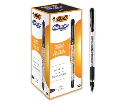 Ручка гелева Gel-ocity Stic BIC - чорна