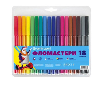 Фломастери 18кол Centropen 779018ТП