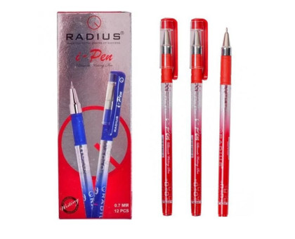 Ручка масляна Radius I-Pen Індія - червона