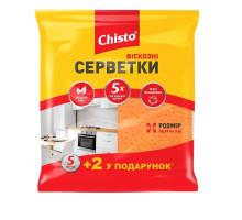 Серветки віскозні Chisto - 5+2шт