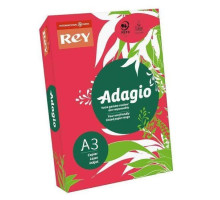 Папір кольоровий А3 80 INT REY 22 (500арк) - червоний