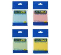 Папір клейкий 76*76мм 100арк BuroMax NEON ВМ.2312-98 - асорті