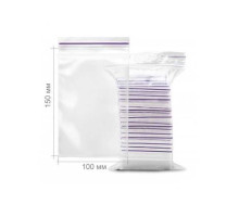 Пакет с застібкою Zip lock 100*150мм - 100шт