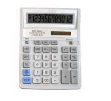 Калькулятор CITIZEN SCD-888XWH - біло-сірий