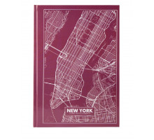 Книга обліку А4 96арк тверда обк. Maps 8422-543-A - клітинка