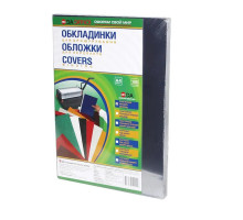 Обкладинка для брошурувальника пластикова А-4 150мк 100шт DA Delta Color - прозора