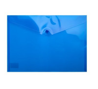 Папка на кнопці А4 BuroMax ВМ.3926-02 - синя