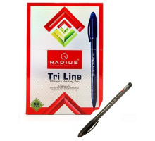 Ручка кулькова Tri Line Radius - чорна