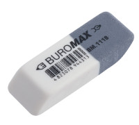 Гумка з абразивною частиною червоний 42*14*8mm Buromax BM.1120
