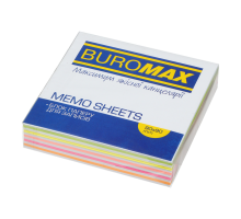 Папір для бокса Buromax ЛЮКС ЗЕБРА 90х90х30мм не склеєний BM.2261