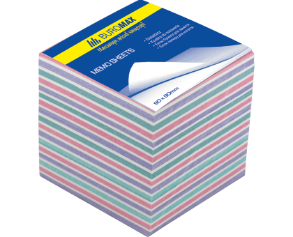 Папір для бокса Buromax Зебра 90х90 нескл BM.2265