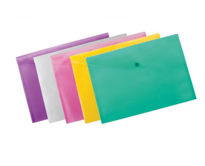 Папка на кнопці А4 BuroMax ВМ.3926-99 - асорті